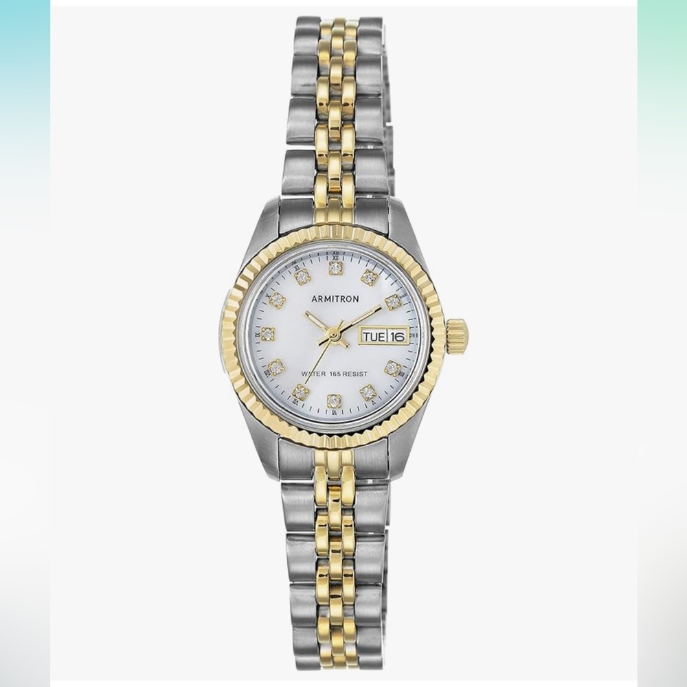 ARMITRON Women’s Genuine Crystal Accented Bracelet Watch